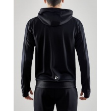 Craft Training Jacket Evolve Hood - durable mid-layer hooded jacket made of stretch material - black Men